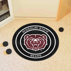 Missouri State Hockey Puck Rug - 27in. Diameter