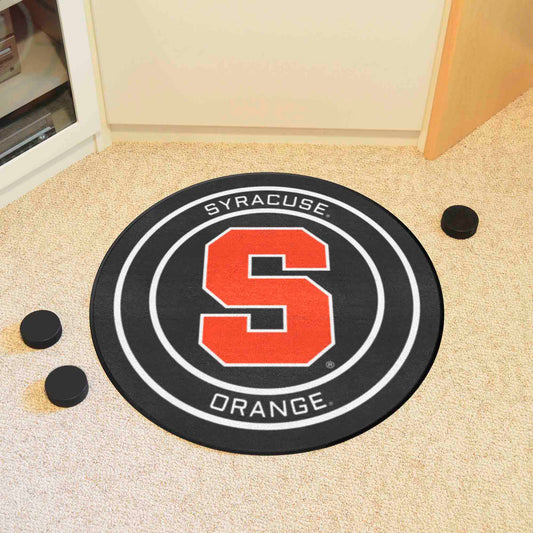 Syracuse Hockey Puck Rug - 27in. Diameter