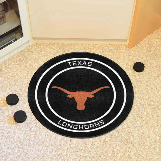 Texas Hockey Puck Rug - 27in. Diameter