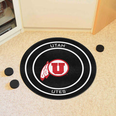 Utah Hockey Puck Rug - 27in. Diameter