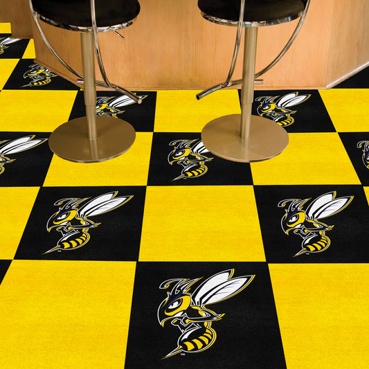 Montana State Billings Yellow Jackets Team Carpet Tiles - 45 Sq Ft.