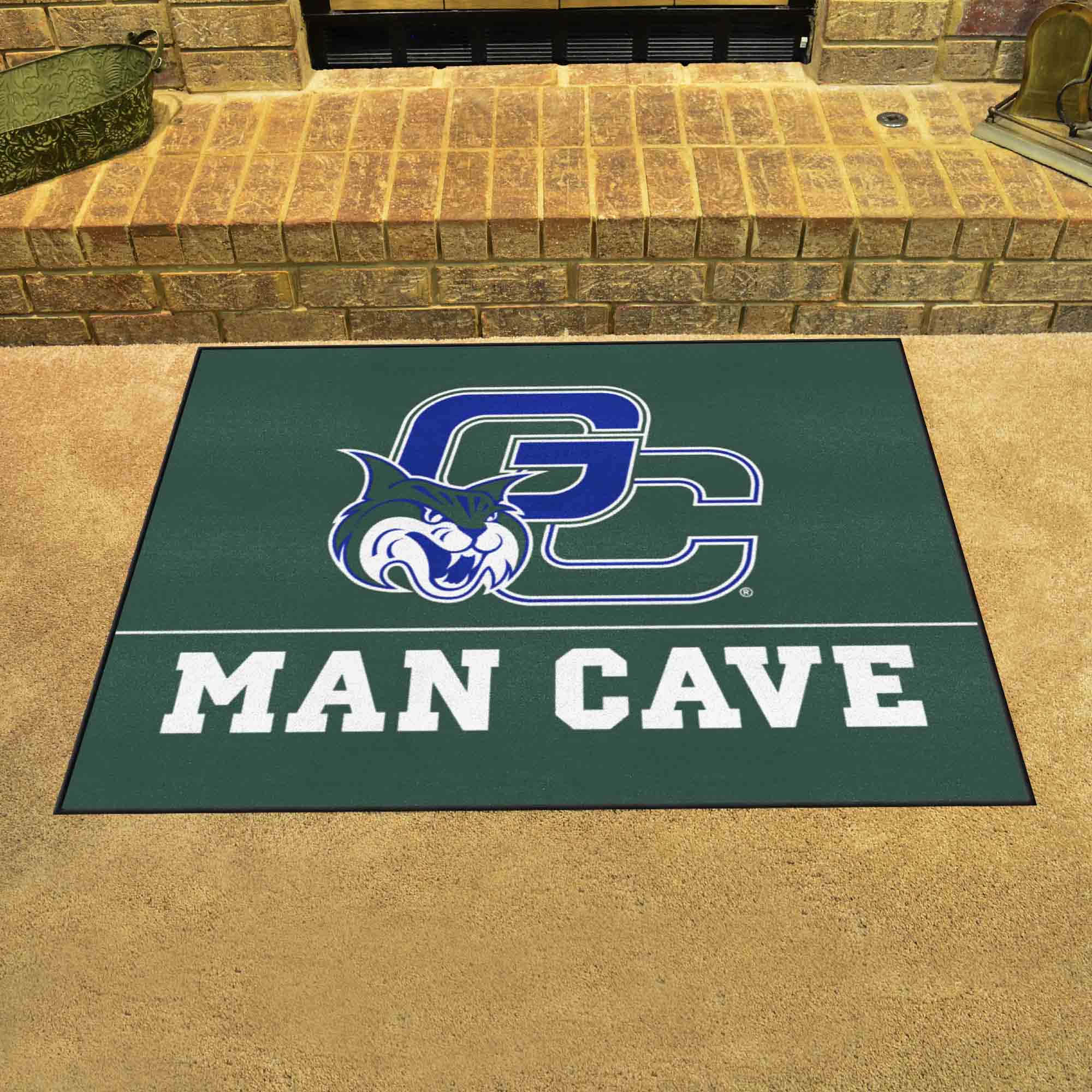 Georgia College Bobcats Man Cave All-Star Rug - 34 in. x 42.5 in.