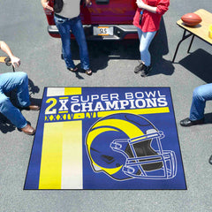 NFL - Los Angeles Rams Dynasty Tailgater Rug - 5ft. x 6ft.