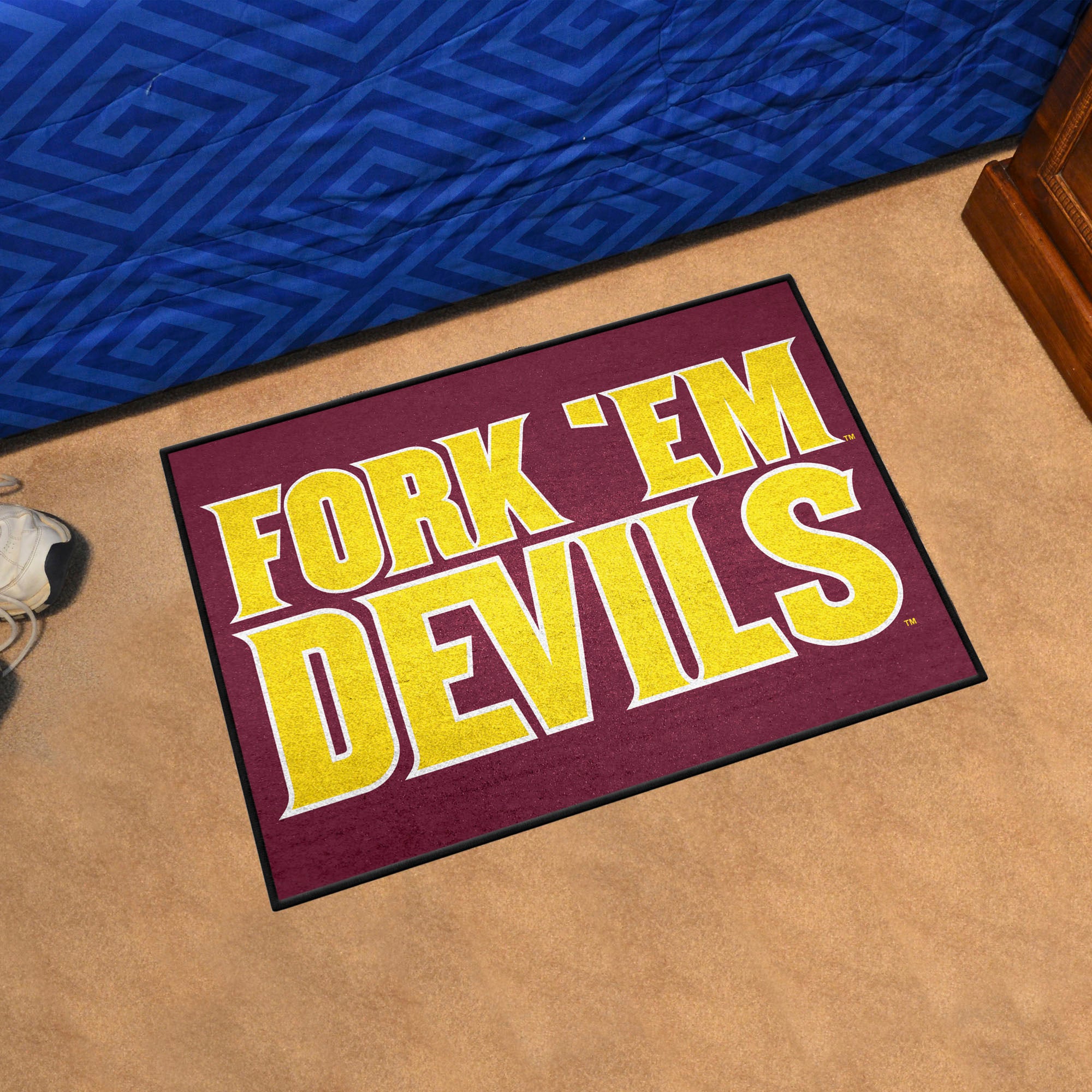 Arizona State Starter Mat Accent Rug - 19in. x 30in. Slogan Design