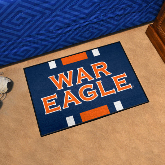 Auburn Starter Mat Accent Rug - 19in. x 30in. Slogan Design