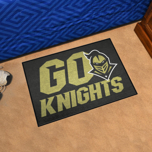 Central Florida Knights Starter Mat Accent Rug - 19in. x 30in. Slogan Starter Mat - Central Florida