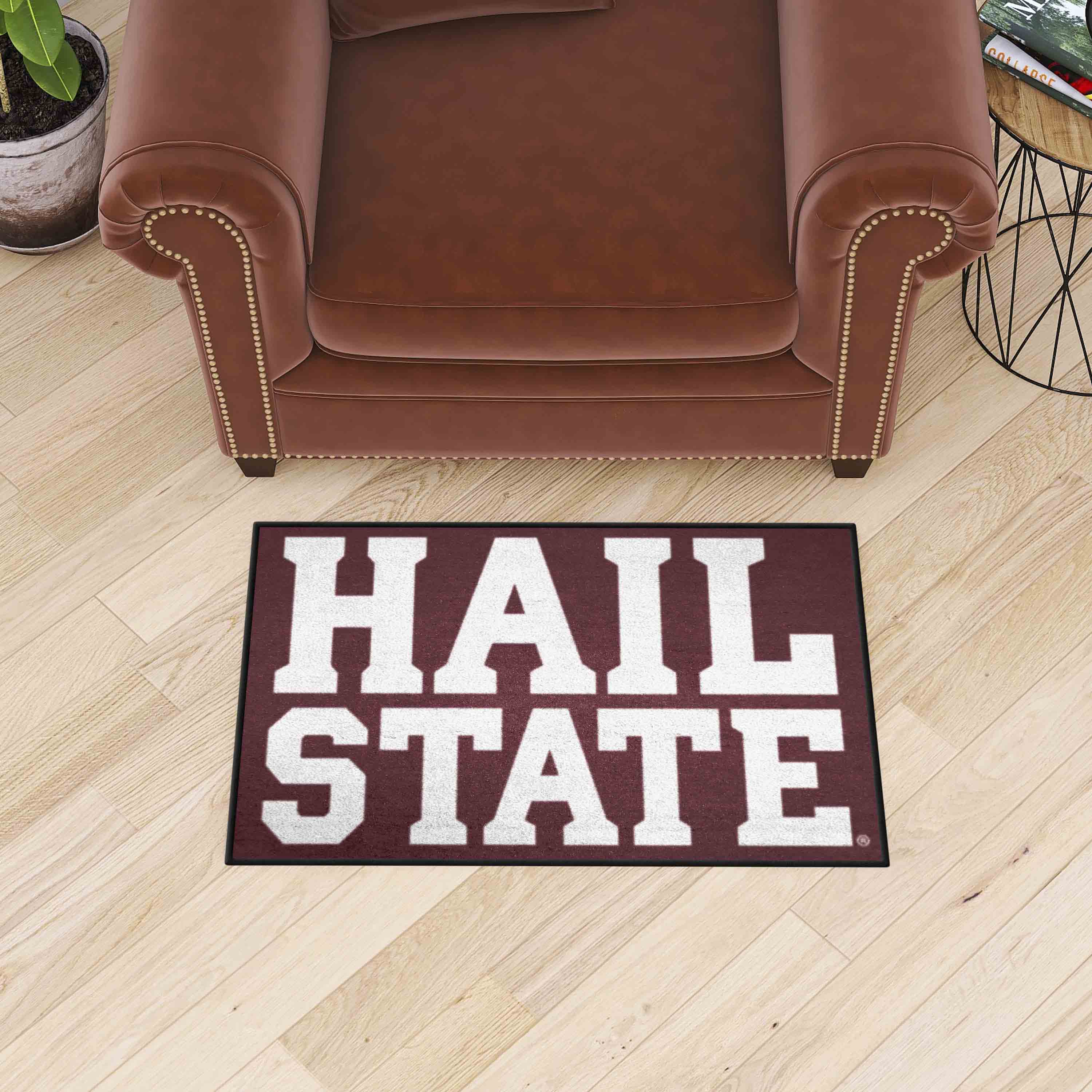 Mississippi State Bulldogs Starter Mat Accent Rug - 19in. x 30in. Slogan Starter Mat