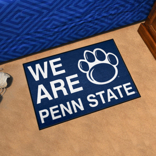 Penn State Starter Mat Accent Rug - 19in. x 30in. Slogan Design - Penn State