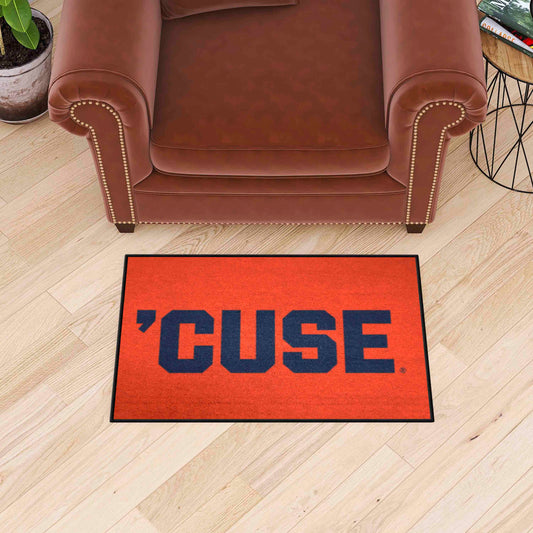 Syracuse Orange Starter Mat Accent Rug - 19in. x 30in. Slogan Starter Mat