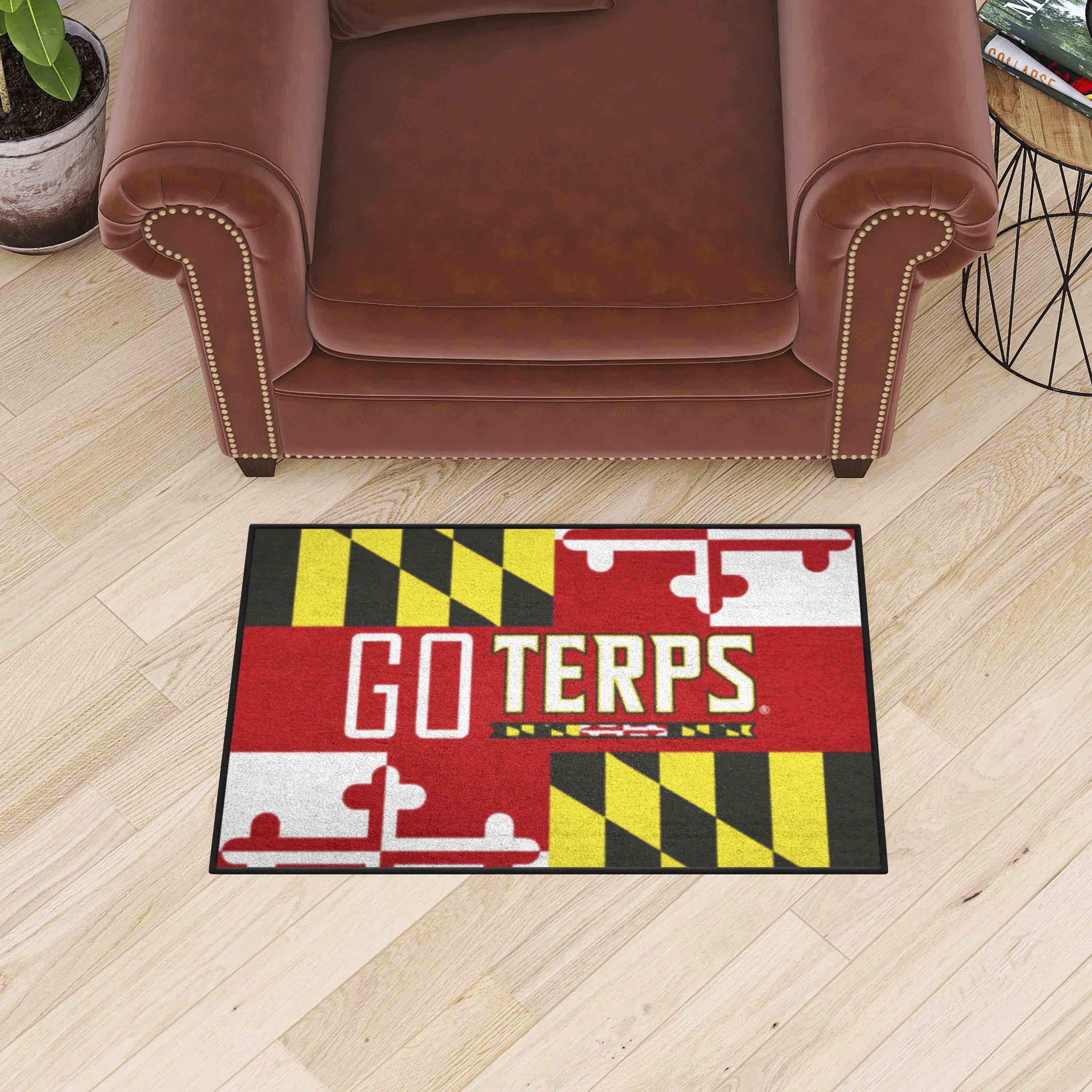 Maryland Terrapins Slogan Starter Mat Accent Rug - 19in. x 30in.