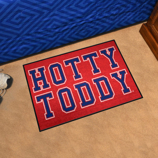 Ole Miss Starter Mat Accent Rug - 19in. x 30in. Slogan Design - Ole Miss