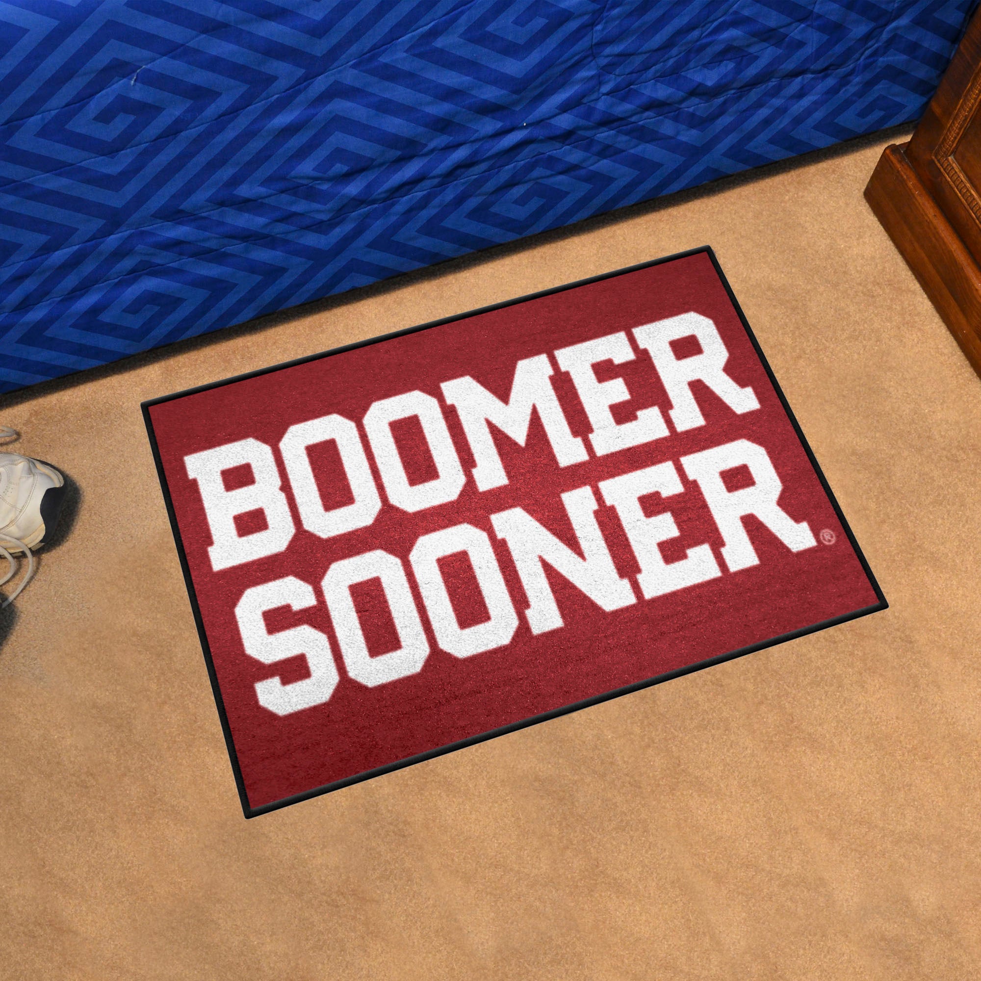 Oklahoma Sooners Starter Mat Accent Rug - 19in. x 30in. Slogan Starter Mat