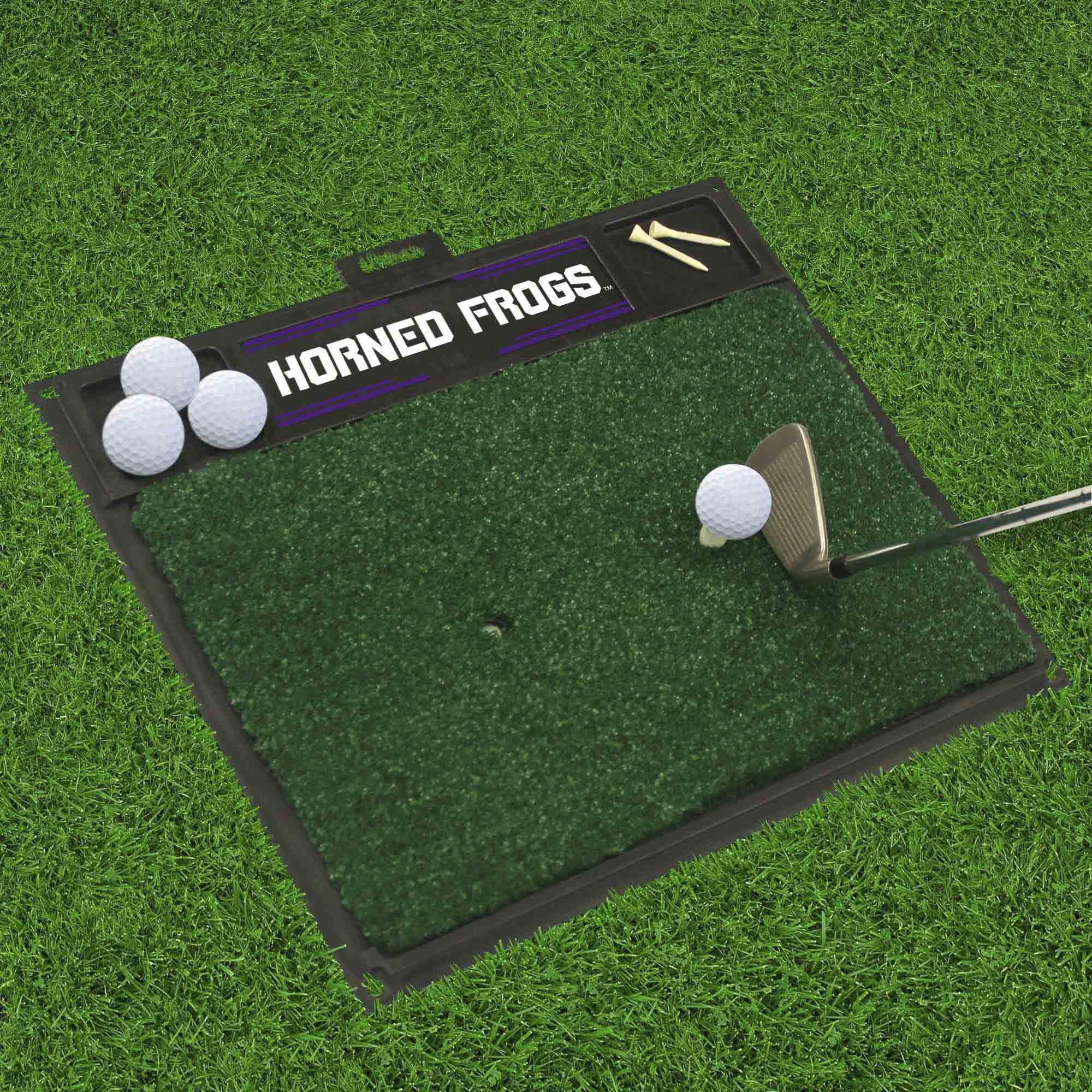 TCU Horned Frogs Golf Hitting Mat