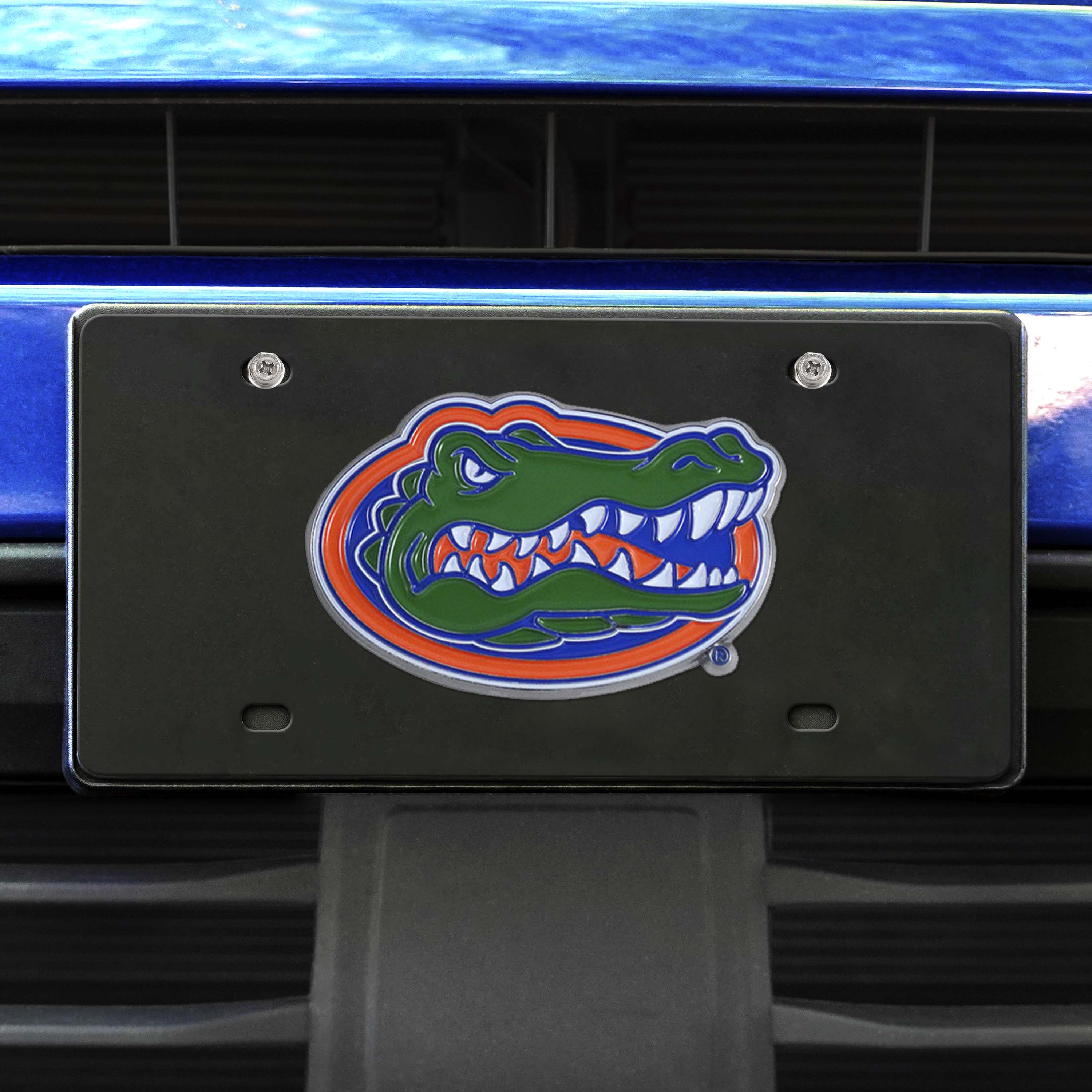 Florida Gators 3D Black License Plate