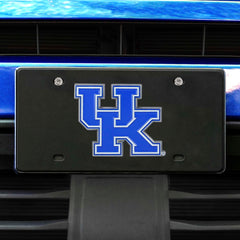 Kentucky Wildcats 3D Black License Plate