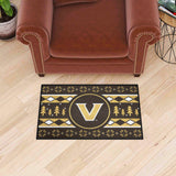 Vanderbilt University Holiday Sweater Starter Mat Accent Rug - 19in. x 30in.