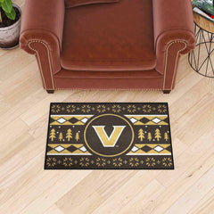 Vanderbilt University Holiday Sweater Starter Mat Accent Rug - 19in. x 30in.