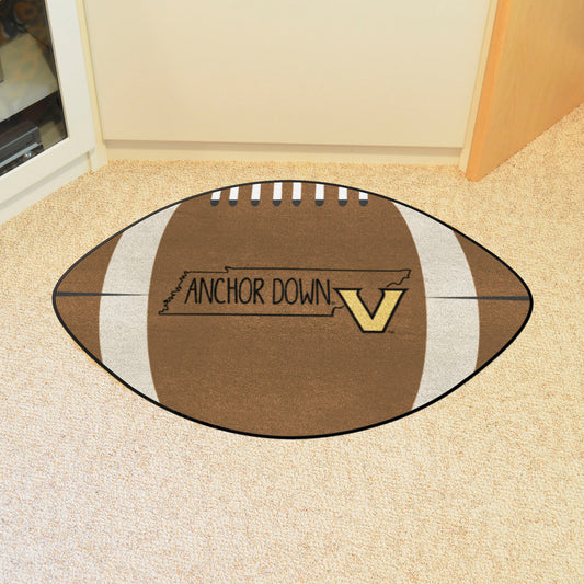 Vanderbilt Commodores Football Rug - 20.5in. x 32.5in.