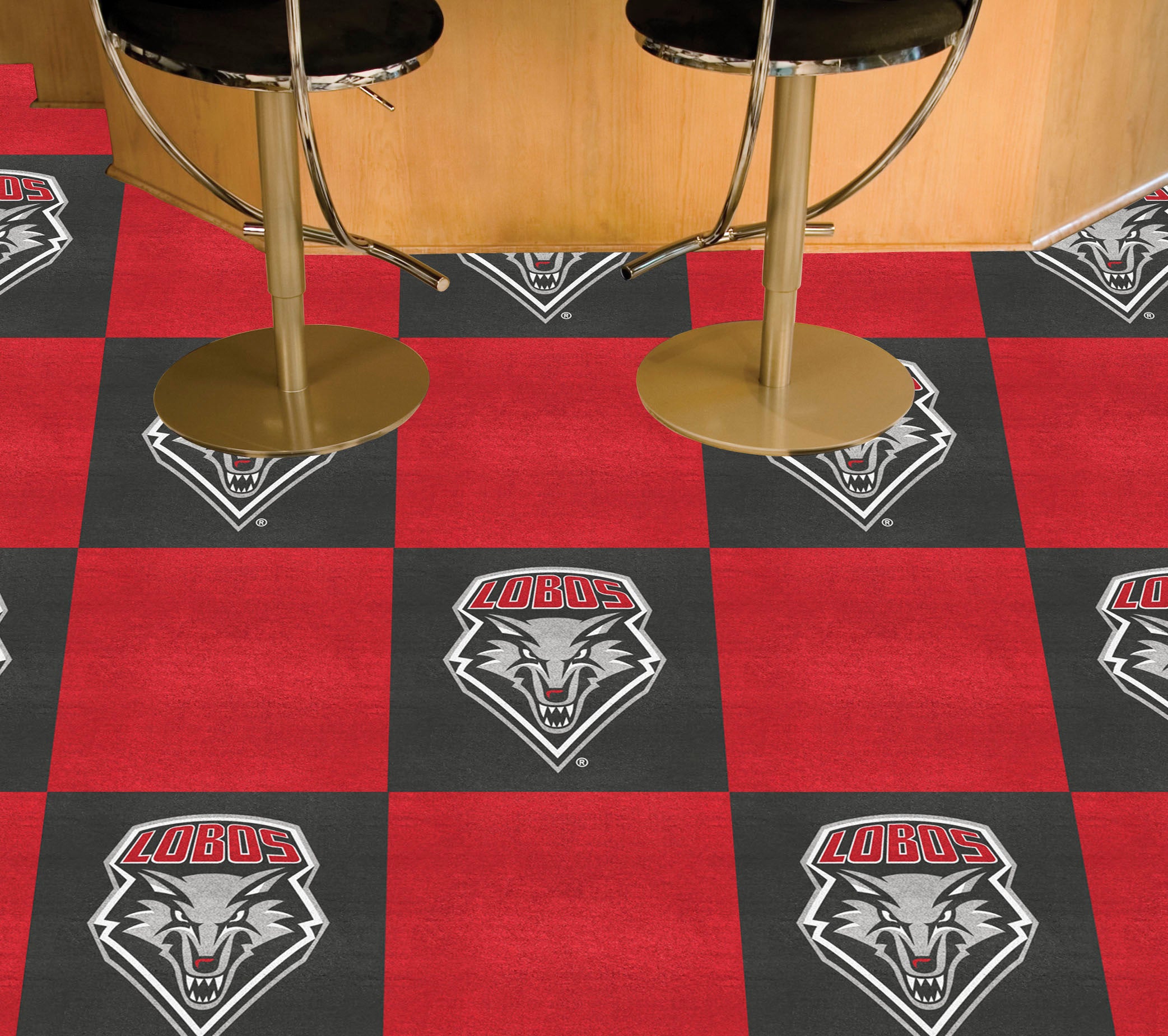 New Mexico Team Carpet Tiles - 45 Sq Ft.