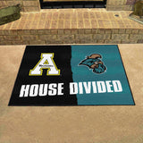 House Divided - Appalachian State / Coastal Carolina House Divided Rug - 34 in. x 42.5 in. - House Divided - Appalachian State / Coastal Carolina