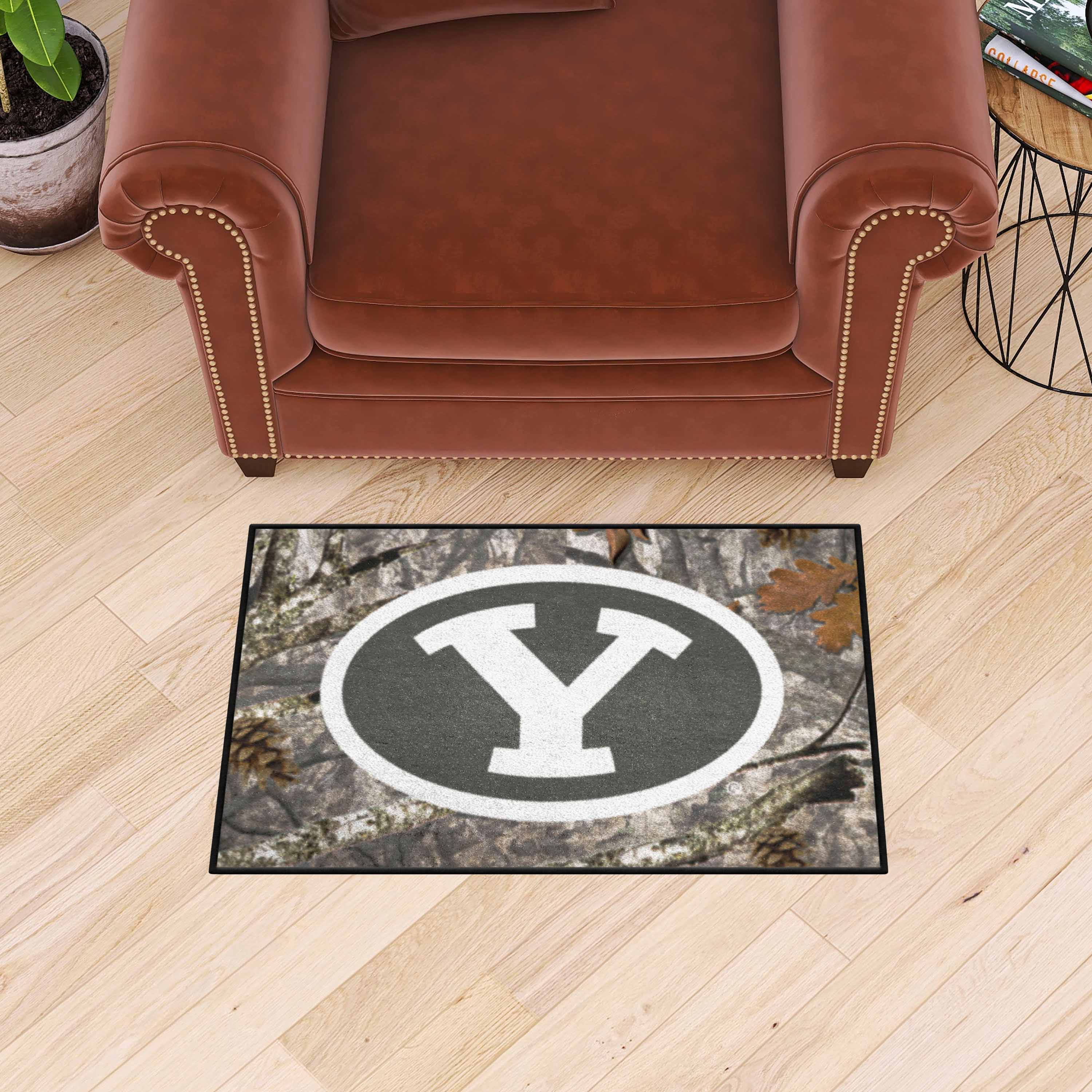 BYU Cougars Camo Starter Mat Accent Rug - 19in. x 30in.