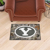 BYU Cougars Camo Starter Mat Accent Rug - 19in. x 30in.