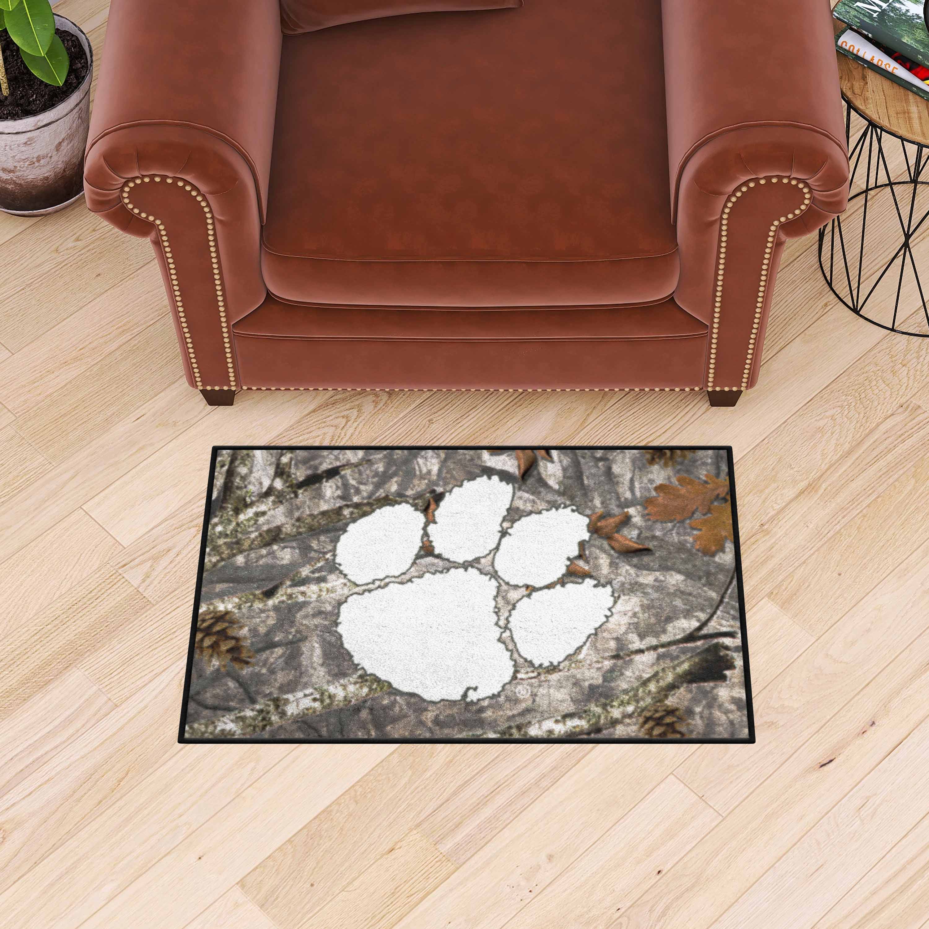 Clemson Tigers Camo Starter Mat Accent Rug - 19in. x 30in.