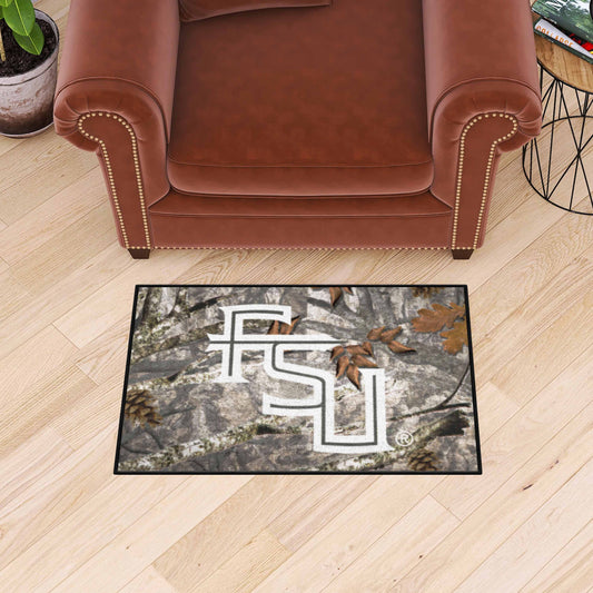 Florida State Seminoles Camo Starter Mat Accent Rug - 19in. x 30in.