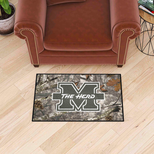 Marshall Thundering Herd Camo Starter Mat Accent Rug - 19in. x 30in.