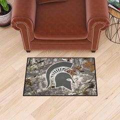 Michigan State Spartans Camo Starter Mat Accent Rug - 19in. x 30in. - Michigan State