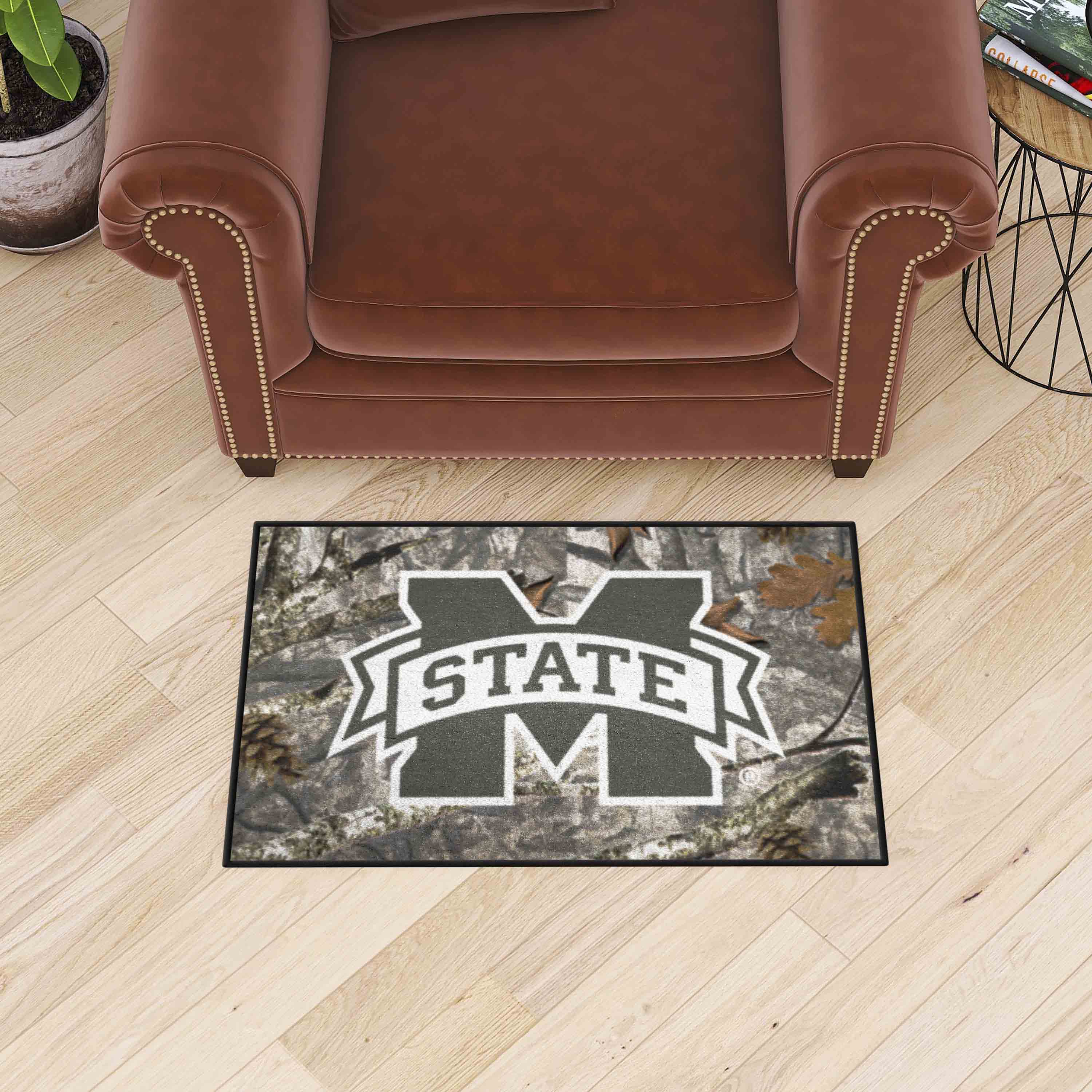 Mississippi State Bulldogs Camo Starter Mat Accent Rug - 19in. x 30in.