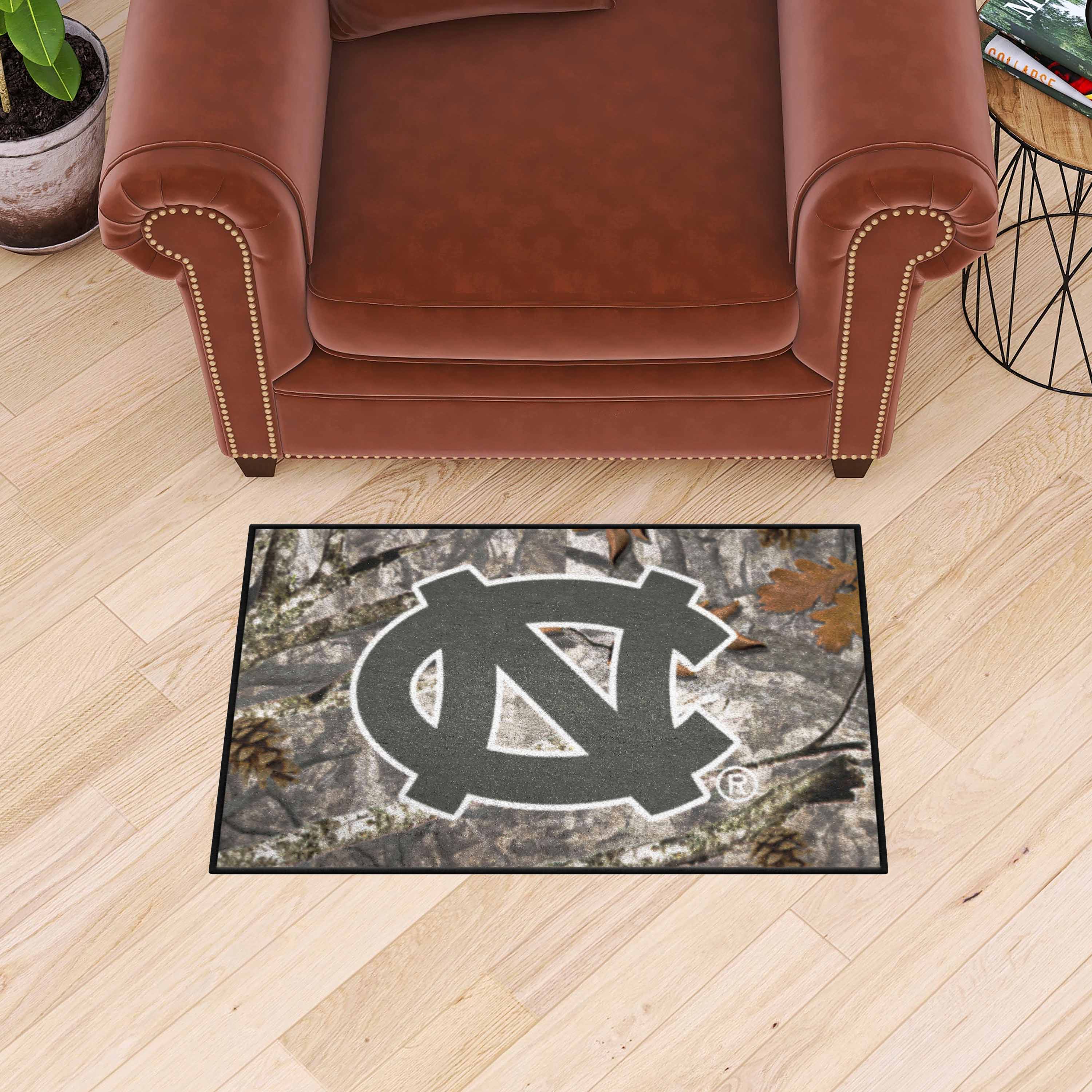 North Carolina Tar Heels Camo Starter Mat Accent Rug - 19in. x 30in.