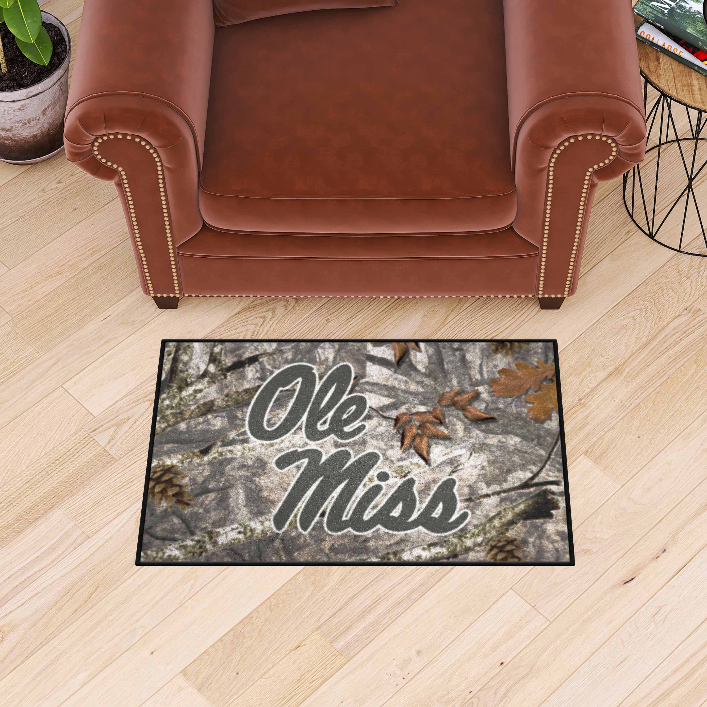 Ole Miss Rebels Camo Starter Mat Accent Rug - 19in. x 30in.