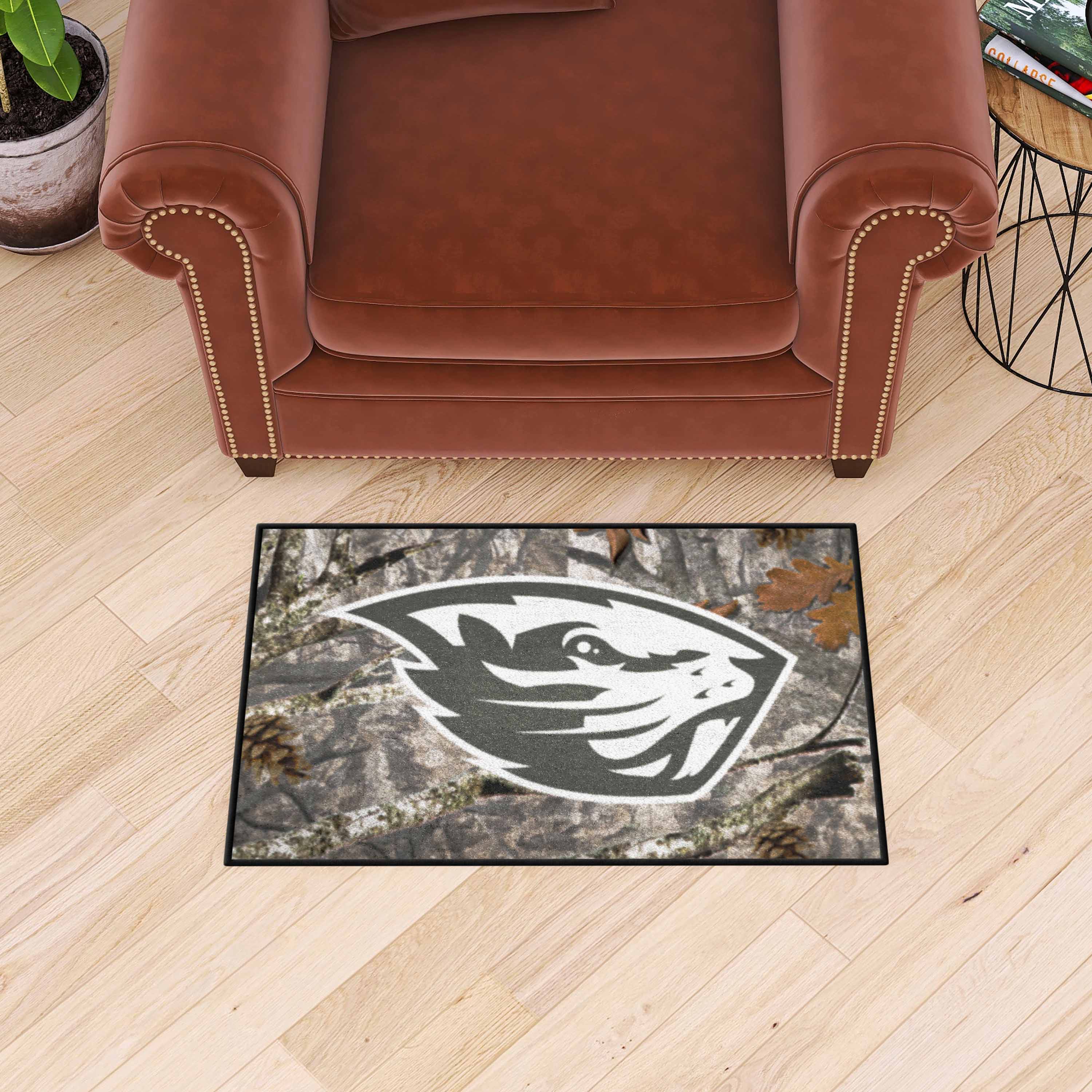 Oregon State Beavers Camo Starter Mat Accent Rug - 19in. x 30in.