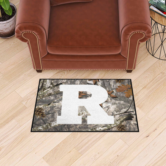 Rutgers Scarlett Knights Camo Starter Mat Accent Rug - 19in. x 30in. - Rutgers