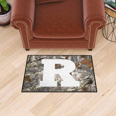 Rutgers Scarlett Knights Camo Starter Mat Accent Rug - 19in. x 30in. - Rutgers