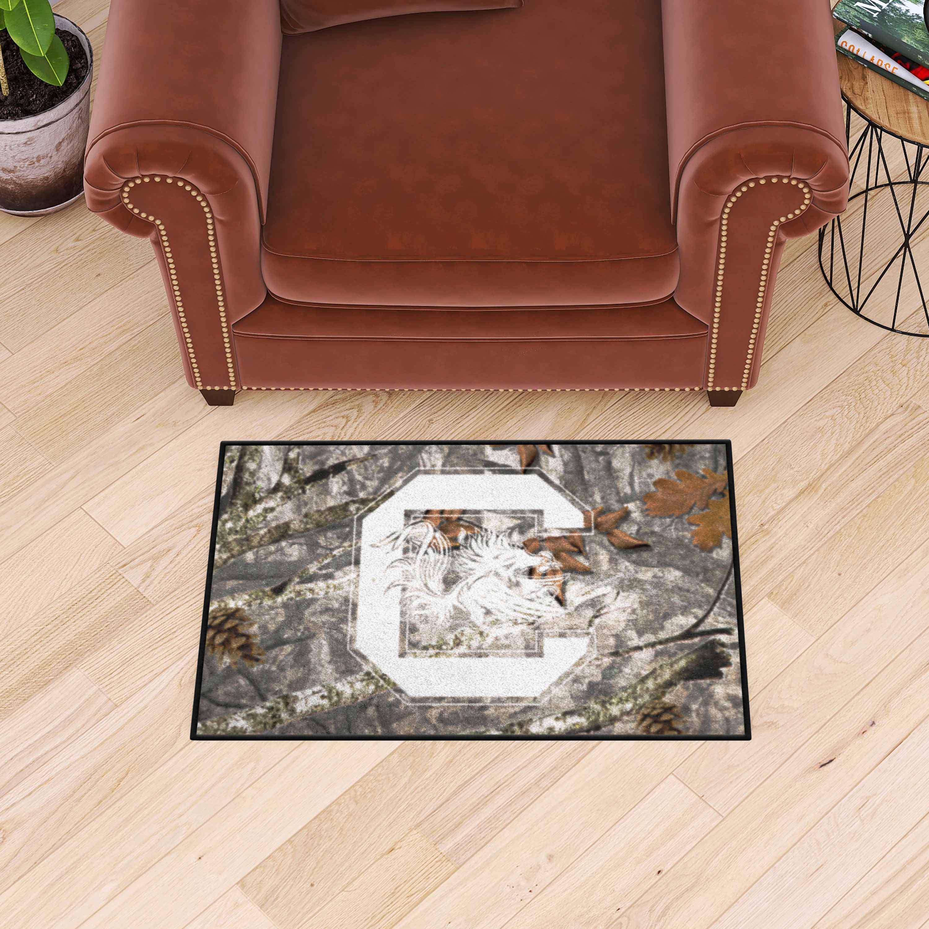 South Carolina Gamecocks Camo Starter Mat Accent Rug - 19in. x 30in.