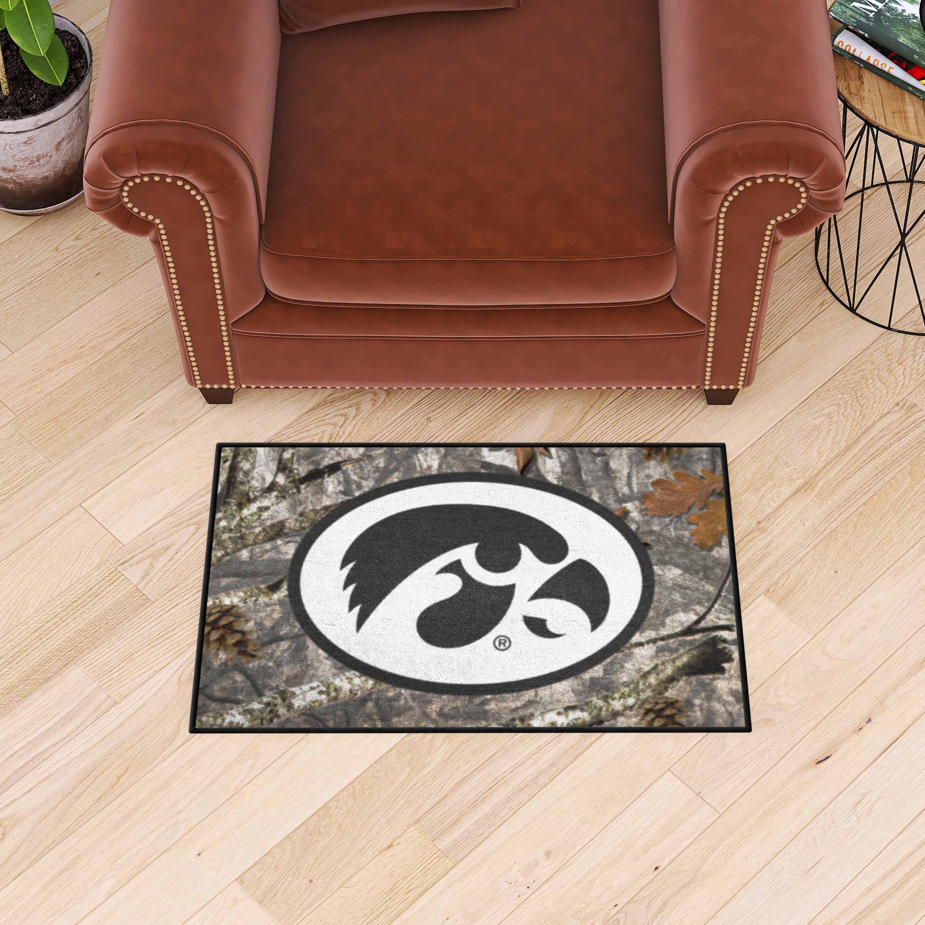 Iowa Hawkeyes Camo Starter Mat Accent Rug - 19in. x 30in.