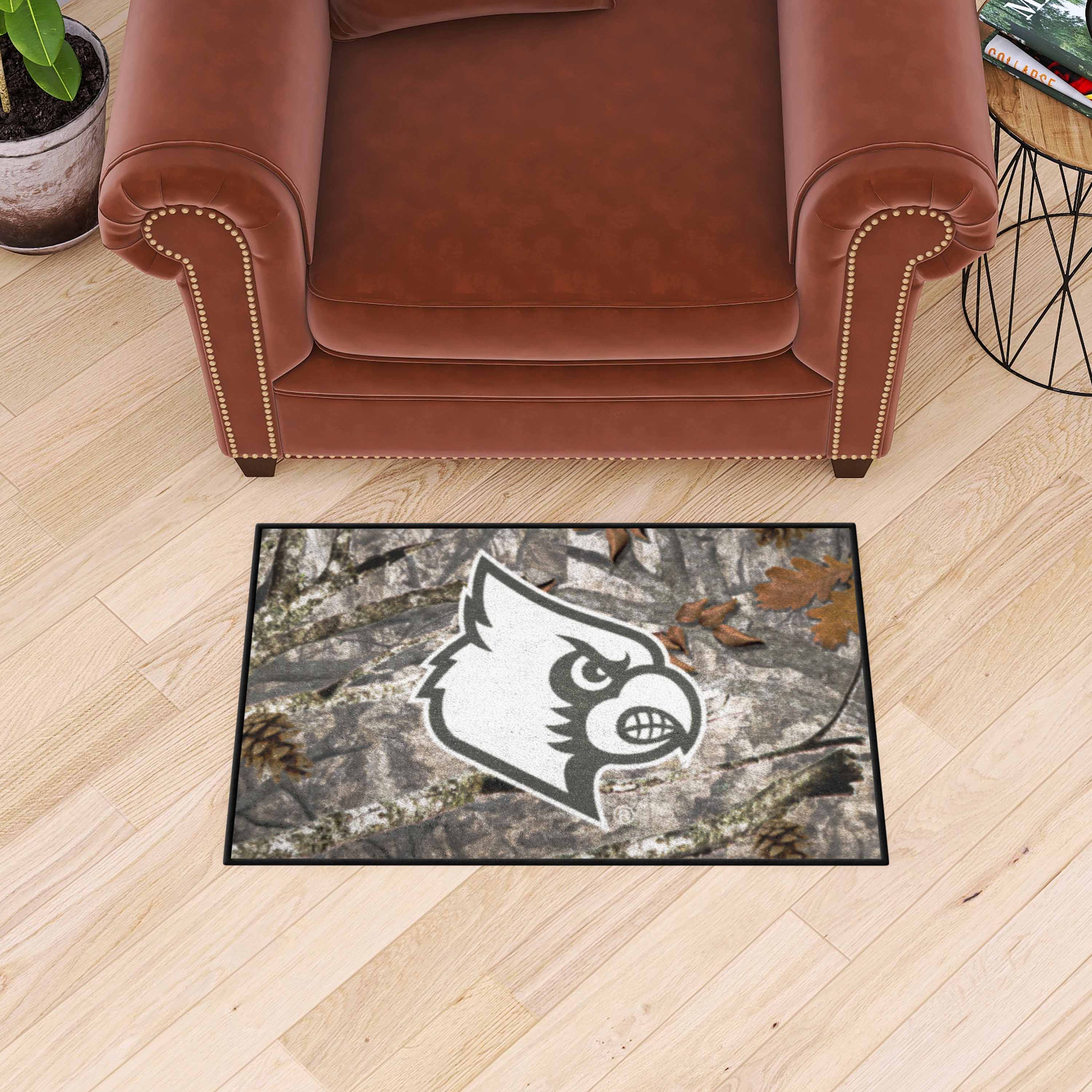 Louisville Cardinals Camo Starter Mat Accent Rug - 19in. x 30in.