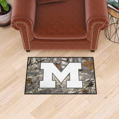 Michigan Wolverines Camo Starter Mat Accent Rug - 19in. x 30in. - Michigan