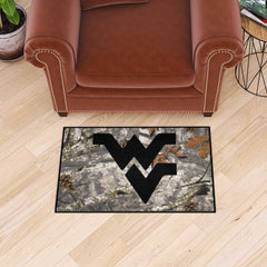 West Virginia Mountaineers Camo Starter Mat Accent Rug - 19in. x 30in.