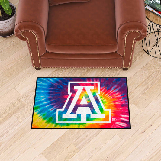 Arizona Wildcats Tie Dye Starter Mat Accent Rug - 19in. x 30in.