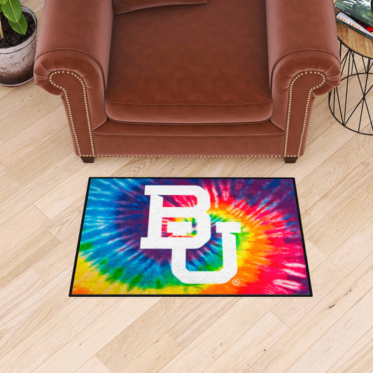 Baylor Bears Tie Dye Starter Mat Accent Rug - 19in. x 30in.