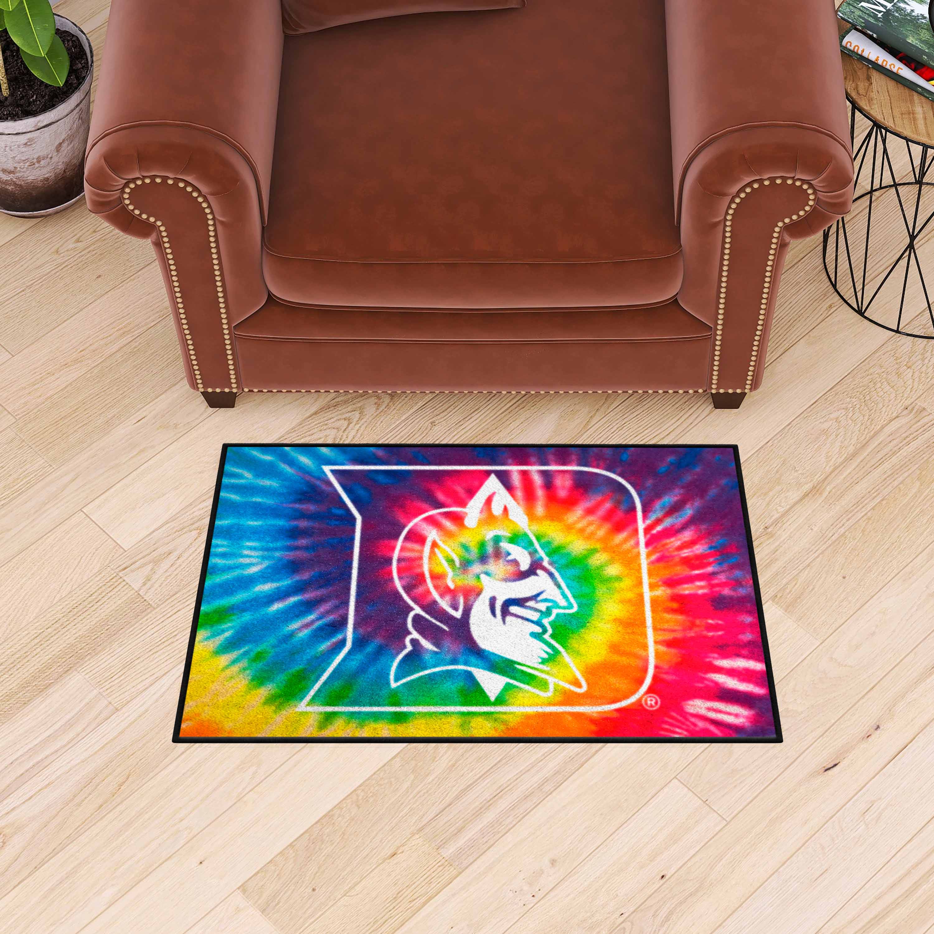 Duke Blue Devils Tie Dye Starter Mat Accent Rug - 19in. x 30in. - Duke