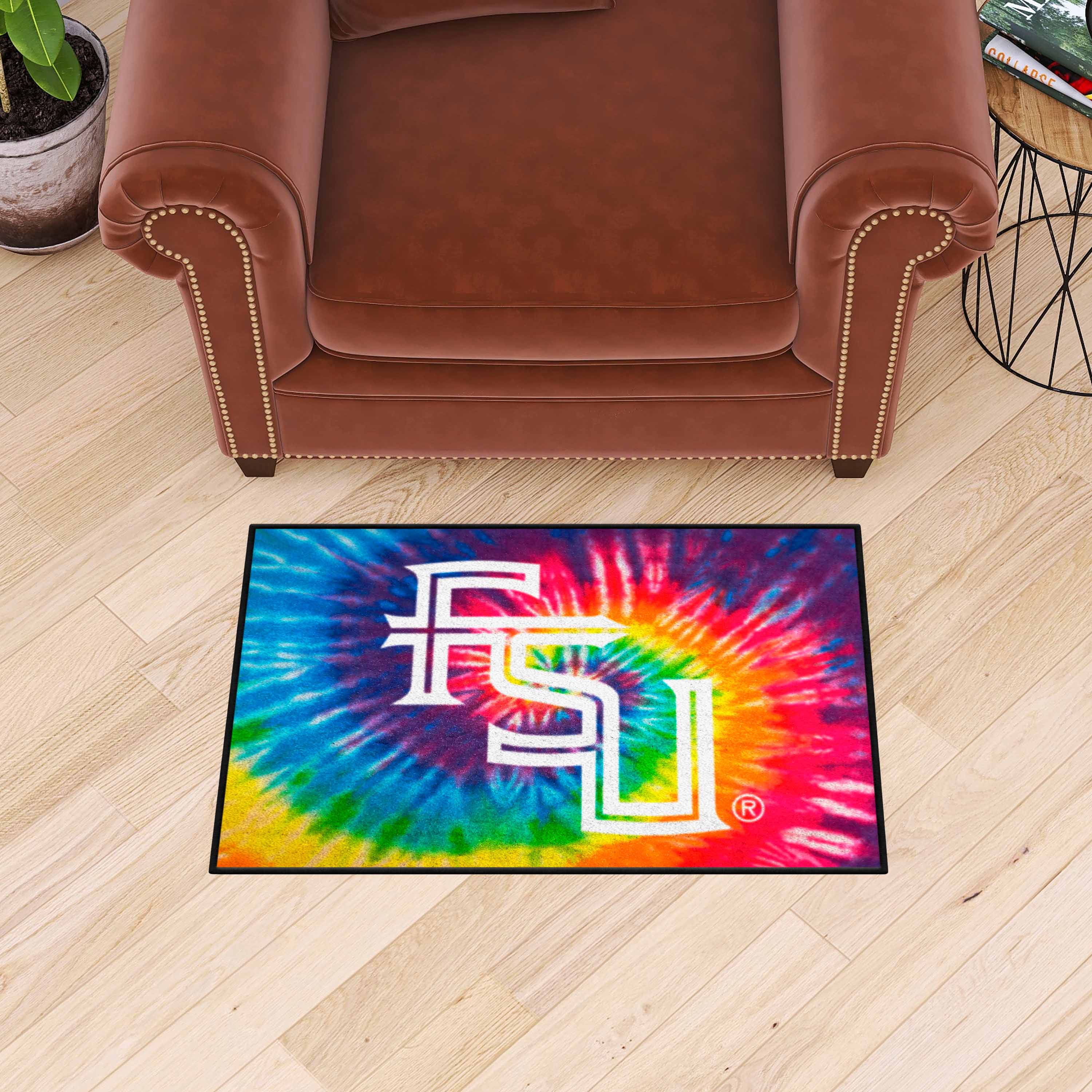 Florida State Seminoles Tie Dye Starter Mat Accent Rug - 19in. x 30in.