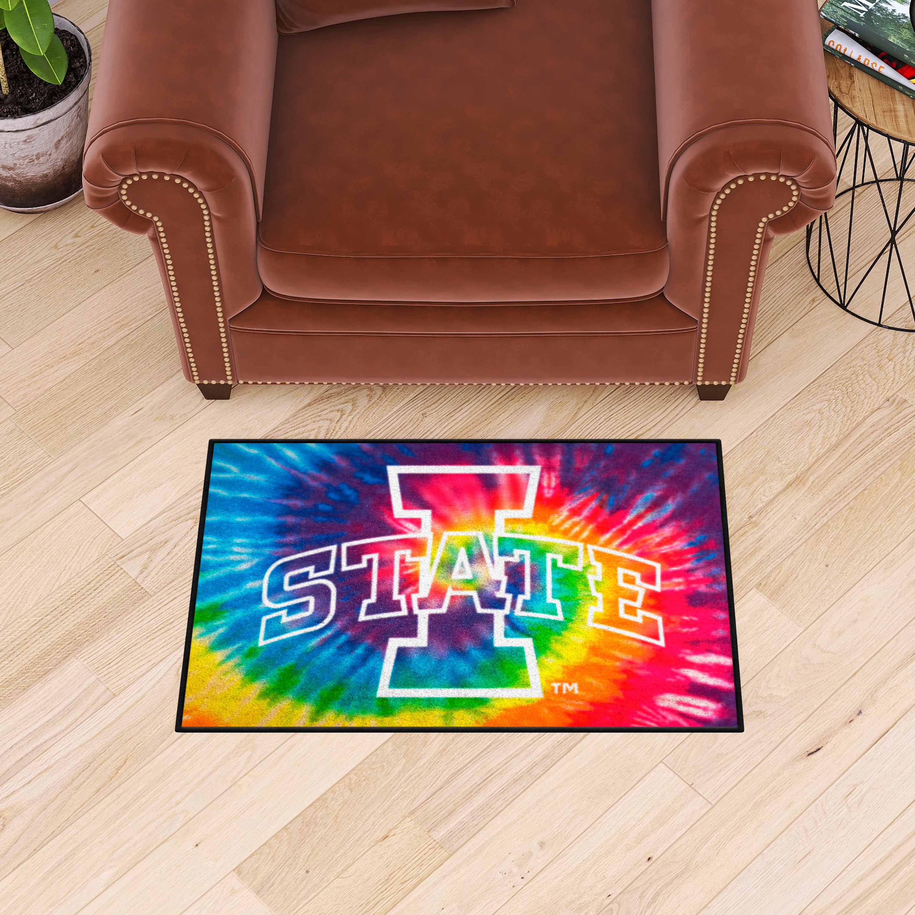 Iowa State Cyclones Tie Dye Starter Mat Accent Rug - 19in. x 30in.