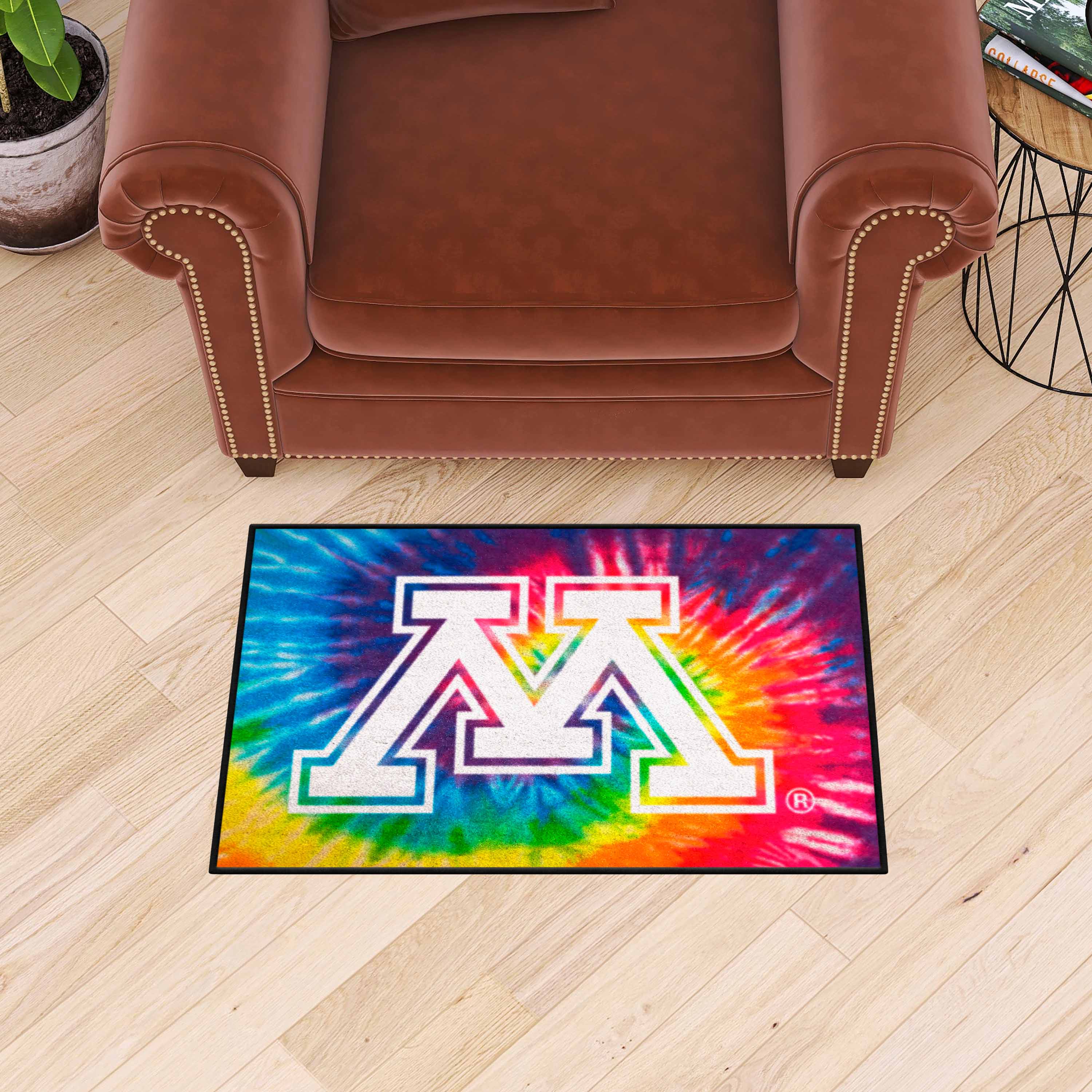 Minnesota Golden Gophers Tie Dye Starter Mat Accent Rug - 19in. x 30in.