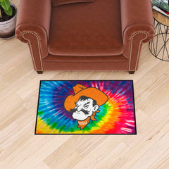 Oklahoma State Cowboys Tie Dye Starter Mat Accent Rug - 19in. x 30in. - Oklahoma State