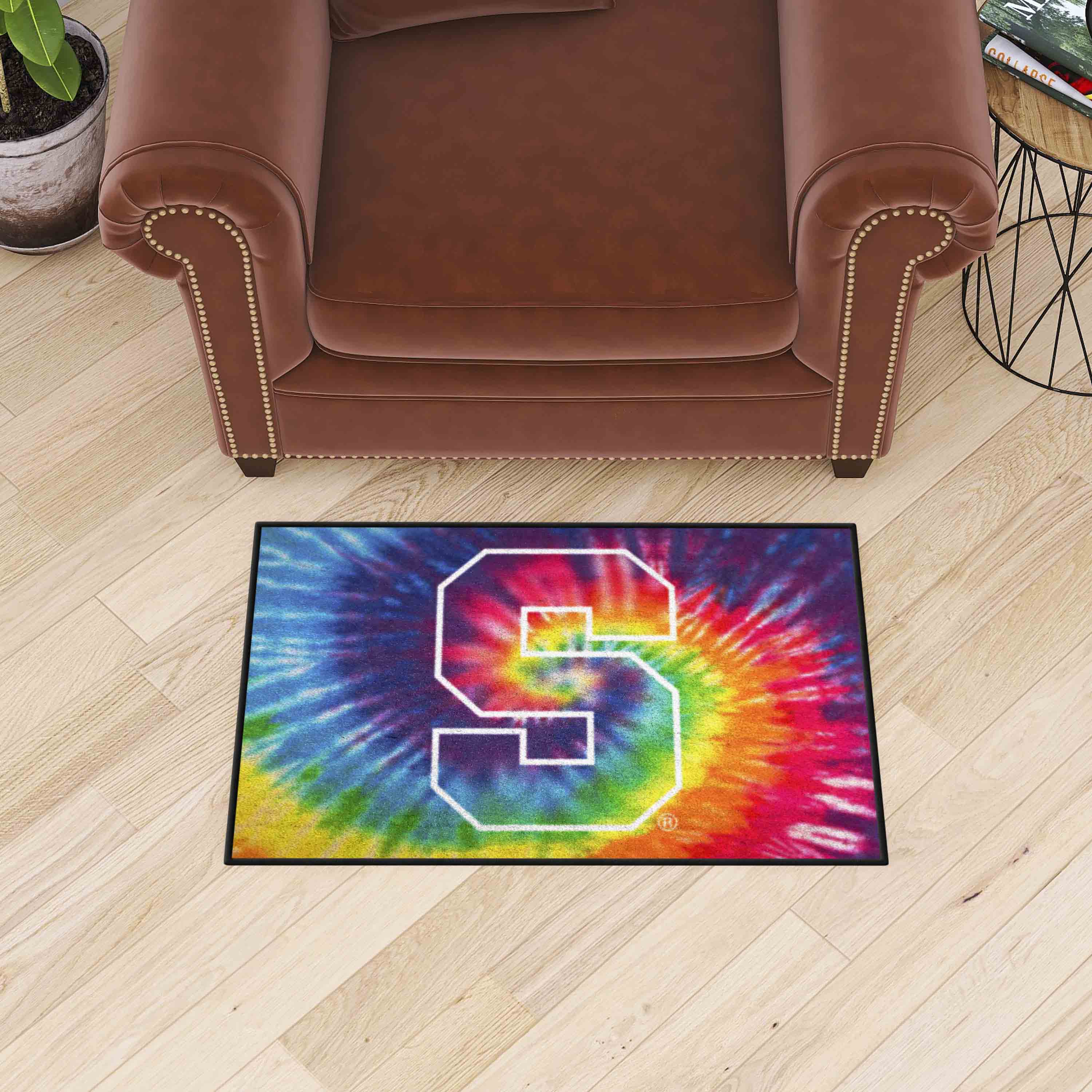 Syracuse Orange Tie Dye Starter Mat Accent Rug - 19in. x 30in.