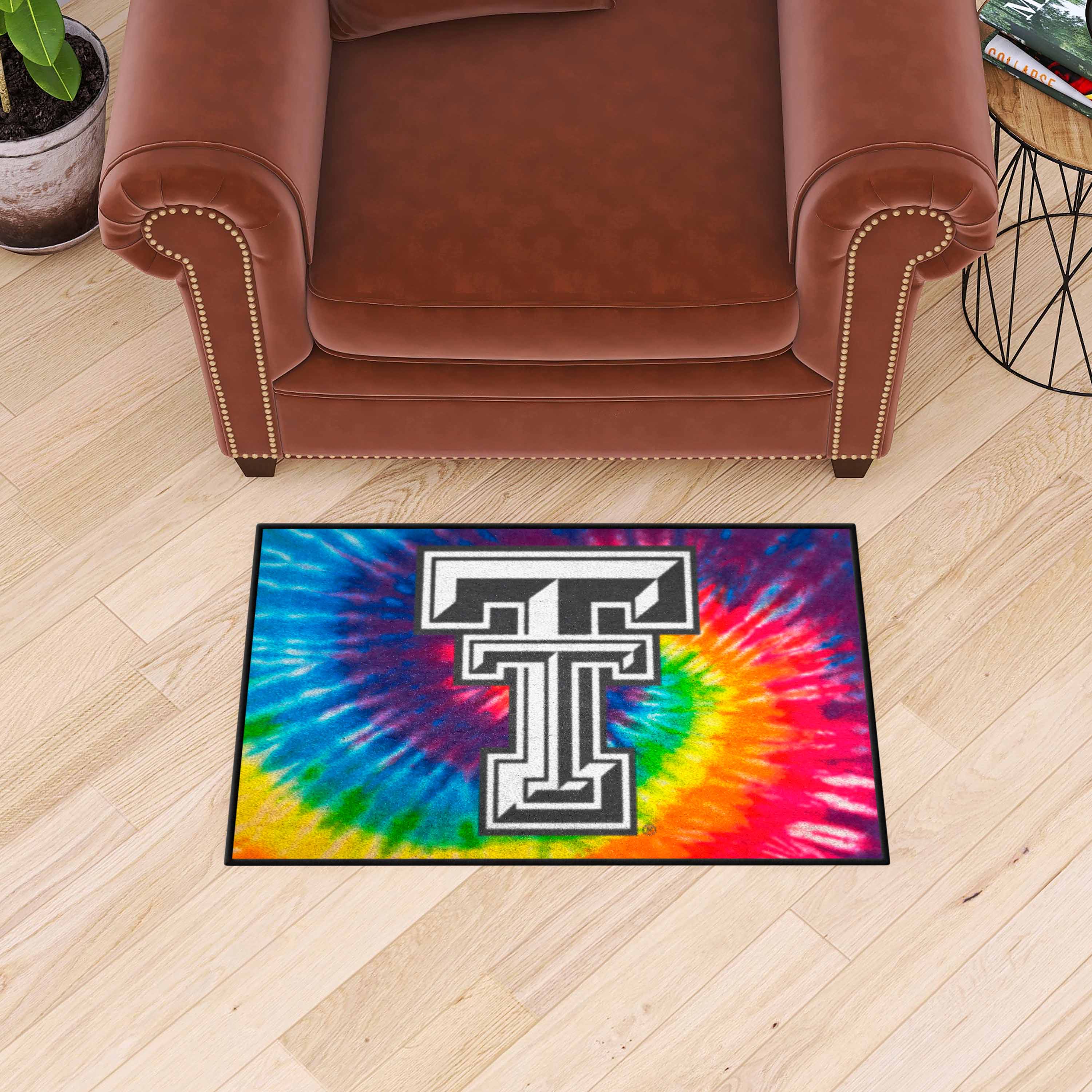 Texas Tech Red Raiders Tie Dye Starter Mat Accent Rug - 19in. x 30in.